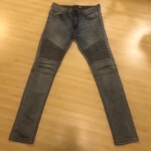 Cotton On Skinny Straight Moto Jeans size 30x32